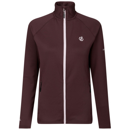 Veste polaire fonctionnelle femme Dare 2b Lowline Full Zip Core Stretch bordeau Huckleberry