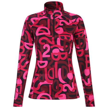 Sweat-shirt femme Dare 2b Divulge Core Stretch rose / noir Pure Pink Graffiti