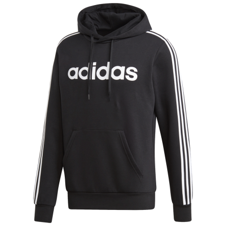 Sweat-shirt homme Adidas E 3S PO FL vert Black/White