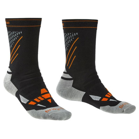 Chaussettes Bridgedale Ski Nordic Race noir black/stone/850