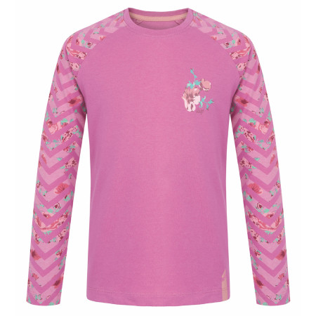 T-shirt enfant Loap Bibina rose Rosebud