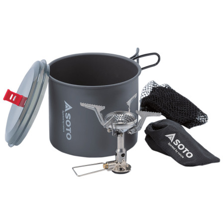 Set de cuisson Soto AMICUS + Pot Combo argenté