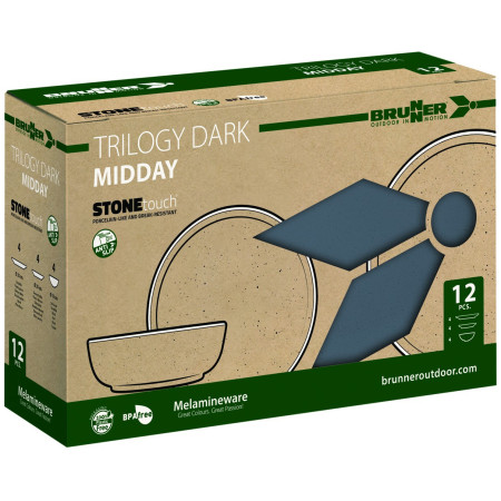 Set de vaisselle Brunner Midday Trilogy Dark