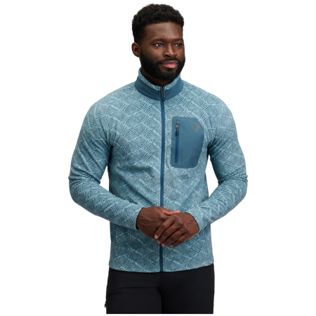 Sweat-shirt homme Black Diamond Rift HZ Fleece Jacket