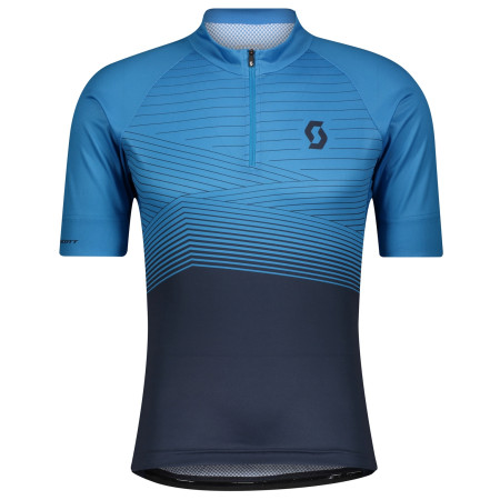 Maillot vélo homme Scott M's Endurance 20 s/sl (2021) bleue / noir AtlanticBlue/MidnihtBlue