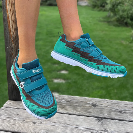 Chaussures à velcro pour enfants Bugga Hone Blue