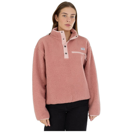 Sweat-shirt femme Fundango Pacha Fleece Jacket rose mauve