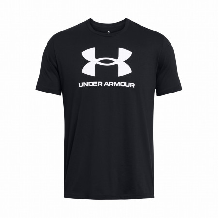 T-shirt homme Under Armour Sportstyle Logo Update SS noir / blanc Black/White