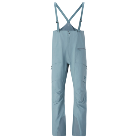 Pantalon de ski homme Norrona møre Gore-Tex Salopette bleu Trooper
