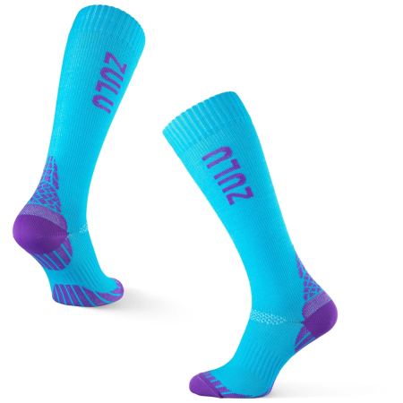 Chaussettes de compression Zulu Run Compression bleu / violet blue/violet