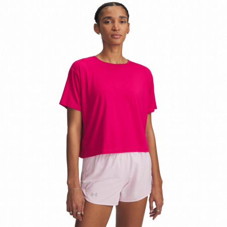 T-shirt femme Under Armour Motion SS rose Shaded Fuchsia / / White
