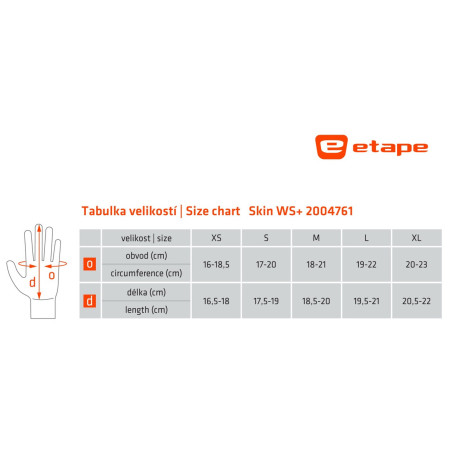 Gants Etape Skin WS+