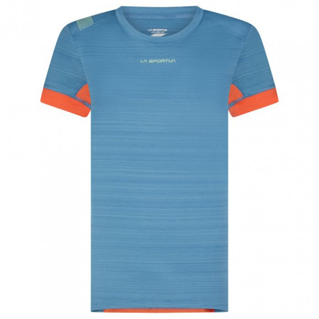 T-shirt femme La Sportiva Sunfire T-Shirt W bleue / rouge Atlantic/Paprika
