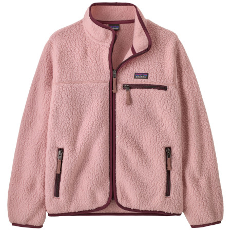 Sweatshirt enfant Patagonia K's Retro Pile Jacket - Fuzzy Mauve rose Fuzzy Mauve
