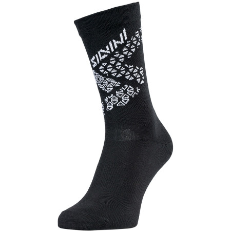 Chaussettes vélo Silvini BARDIGA UA1642 noir / blanc Blackwhite