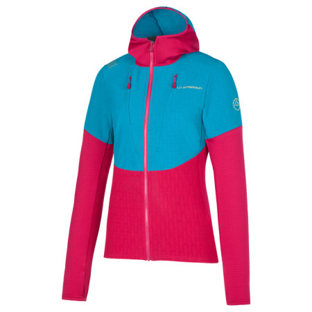 Sweat-shirt femme La Sportiva Session Tech Hoody W bleu / rose Cerise/Crystal