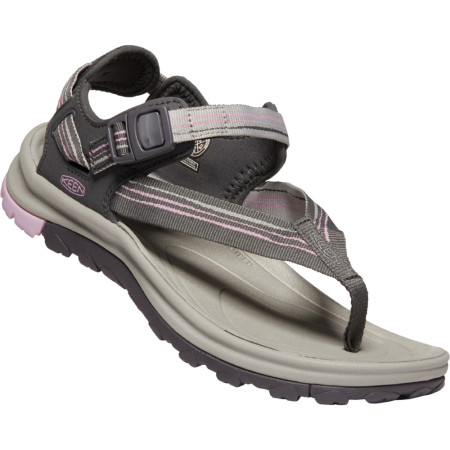 Sandales femme Keen Terradora II Toe Post gris foncé DarkGray/DawnPink
