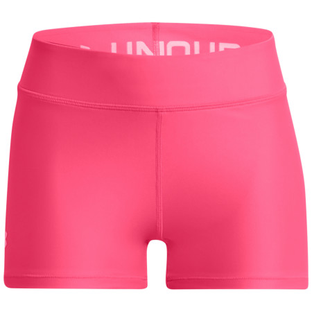 Short femme Under Armour HG Armour Mid Rise Shorty rose / blanc Pink Shock / / White