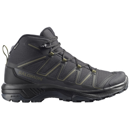 Chaussures de trekking homme Salomon Exraise Mid Gtx noir/vert Black / Black / Olive Night