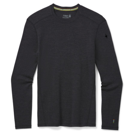 T-shirt fonctionnel homme Smartwool M Classic Thermal Merino Base Layer Crew Boxed 2022 gris foncé charcoal heather