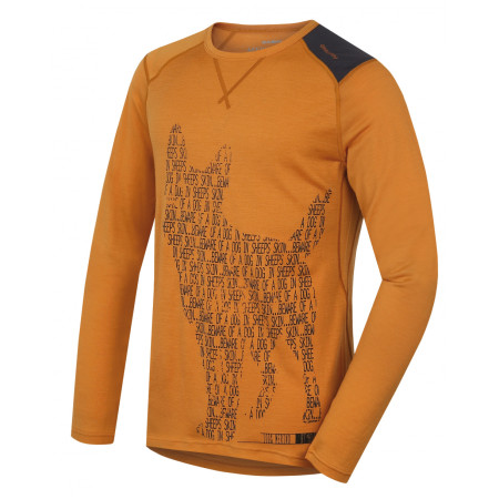 T-shirt fonctionnel homme Husky Merino 100 dl. rukáv Dog