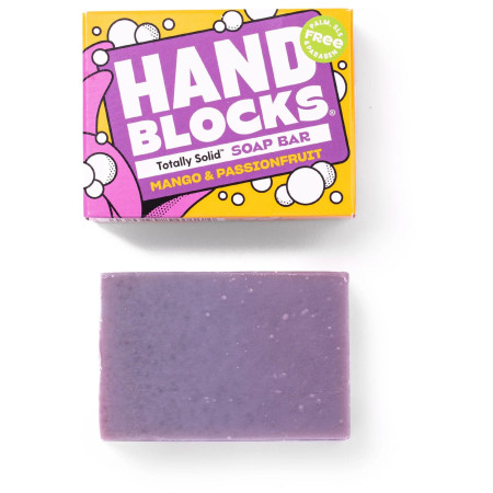 Savon voyage Shower Blocks Hand Soap - Mango & Passionfruit violet