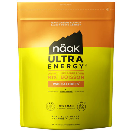Boisson énergétique Näak Peach Apricot - Ultra Energy ™ Drink Mix | (720g)