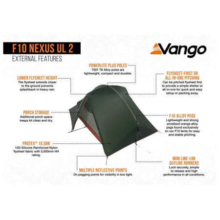 Tente ultra-légère Force Ten Nexus UL 2