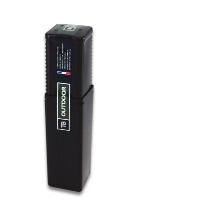 Couteau TB OUTDOOR Monobloc Knife Impact 127 Black Pvd G10