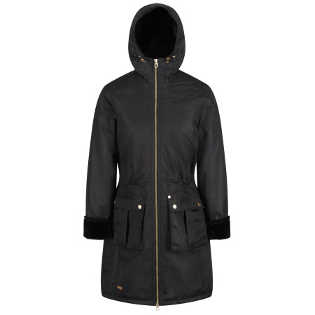 Manteau d'hiver femme Regatta Romina vert Black/Gold
