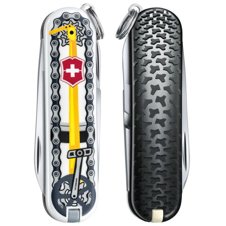 Couteau suisse Victorinox Classic LE Bike Ride noir / jaune BikeRide