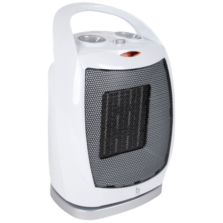 Chauffage caravane Bo-Camp Ceram. heater oscil. 3 scales blanc White