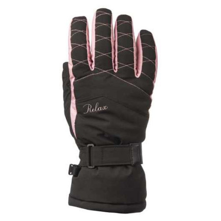 Gants ski Relax Gerda noir / rose