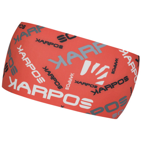 Bandeau Karpos Lavaredo Headband rouge Hot Coral