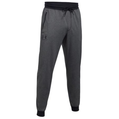 Pantalons de survêtement hommes Under Armour Sportstyle Tricot Jogger gris / noir GRY