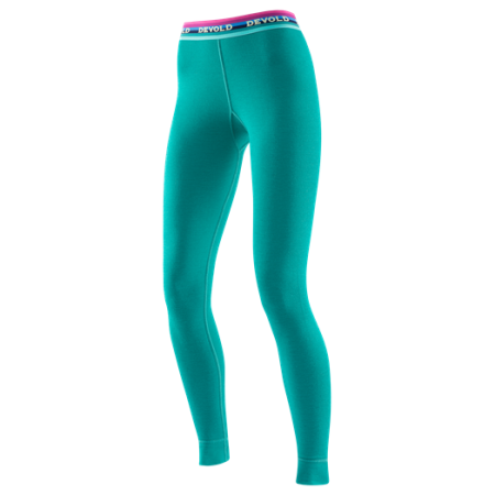 Pantalon sous-vêtement femme Devold Hiking woman long johns bleue Lake