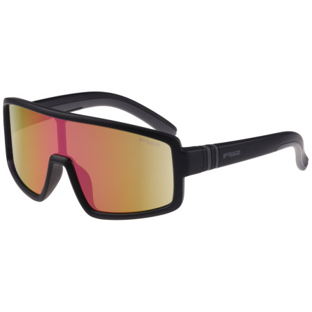 Lunettes sport R2 Invader noir Barva čočky : hnědá Povrchová úprava čočky : černočervený chrom