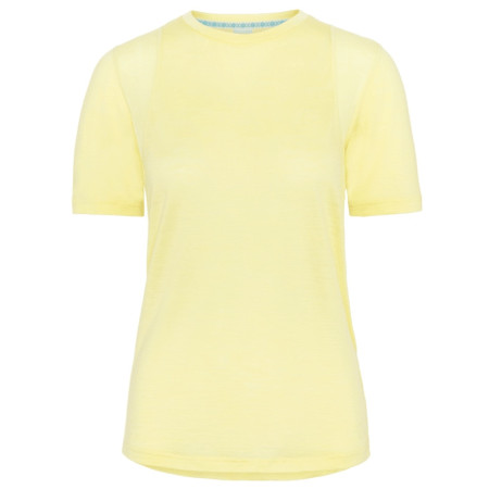 T-shirt fonctionnel femme Kari Traa Embla Wool Tee jaune Mellow Yellow