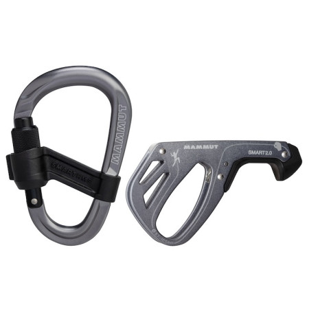 Système d'assurage Mammut Smart 2.0 Belay Package gris grey