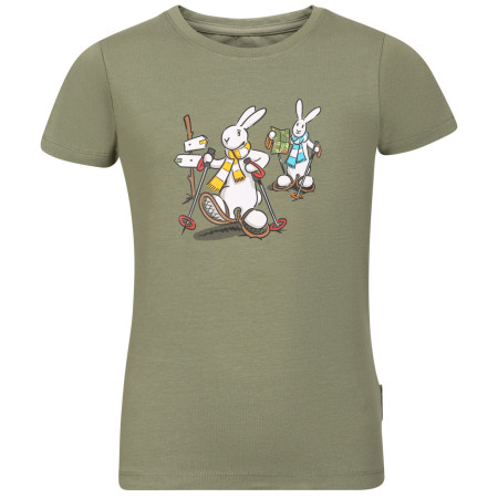 T-shirt enfant Alpine Pro Bobbo Oil Green vert clair OIL GREEN