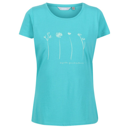 T-shirt femme Regatta Womens Breezed II bleue Turquoise