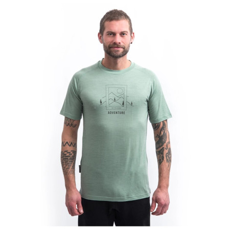 T-shirt fonctionnel homme Sensor Merino Air Say Yes à manches courtes