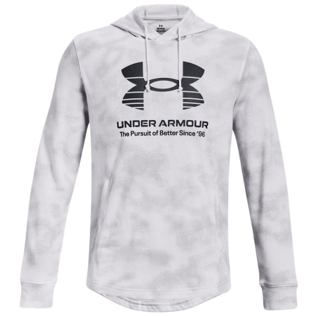 Sweat-shirt homme Under Armour Rival Terry Novelty HD blanc White / Gray Mist / Black