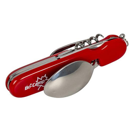 Couverts Bo-Camp Cutlery Tool 8 rouge red