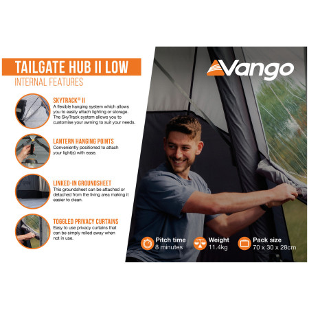 Tente caravane Vango Tailgate AirHub II Low