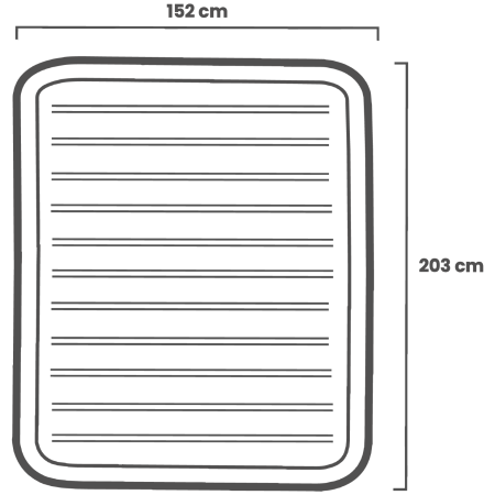 Matelas goflable Intex Queen Dura-Beam Classic 64765