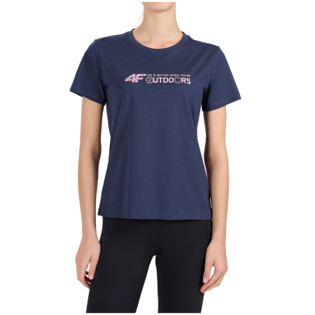 T-shirt femme 4F Tshirt F3495 bleu foncé Navy