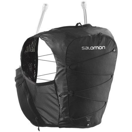 Gilet course Salomon Active Skin 8 W vert BLACK / BLACK