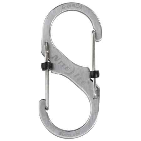 Mousqueton auxiliaire Nite Ize S-Biner SlideLock #4 argenté