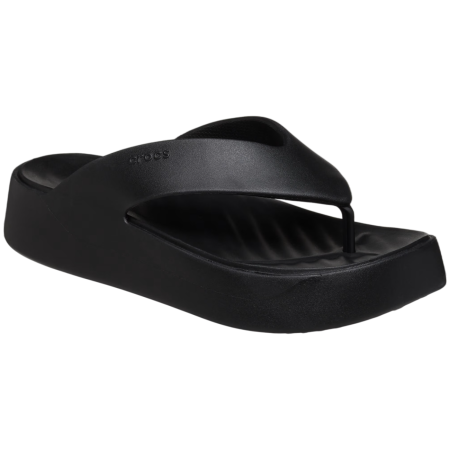 Tongs femme Crocs Getaway Platform Flip noir Black